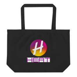 HEAT Logo - Large organic tote bag